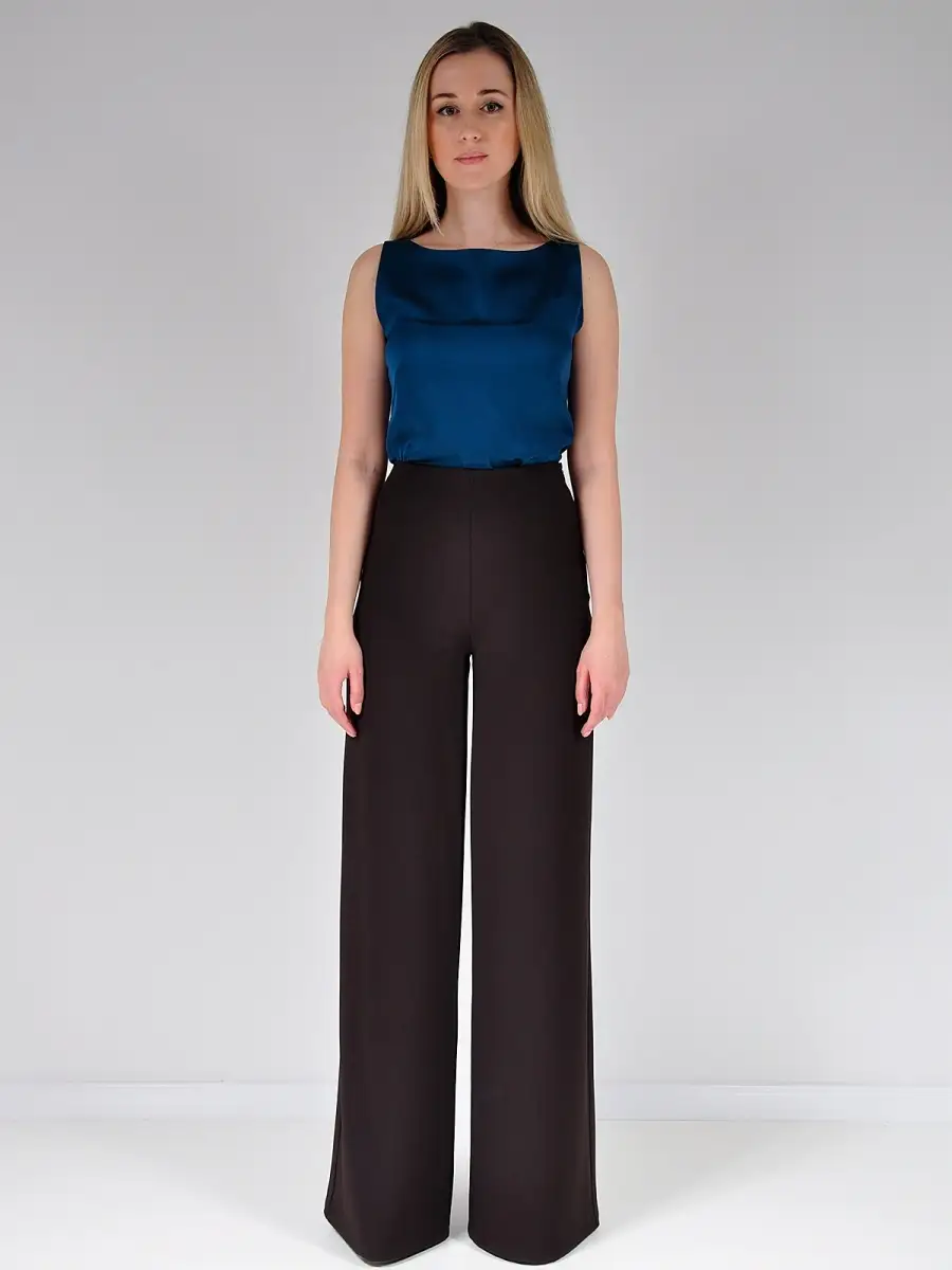 Брюки широкие классические палаццо — изображение 5