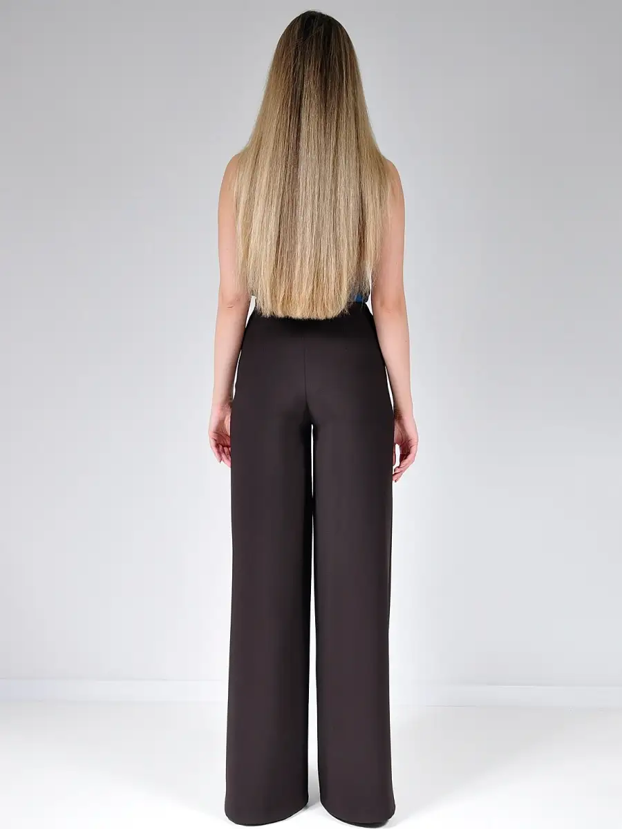 Брюки широкие классические палаццо — изображение 8