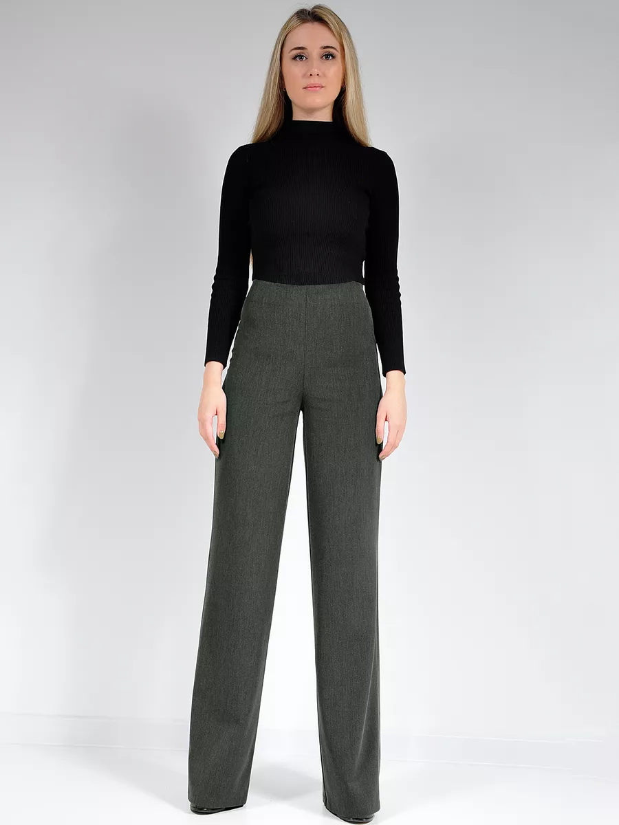 Брюки широкие классические палаццо — изображение 7