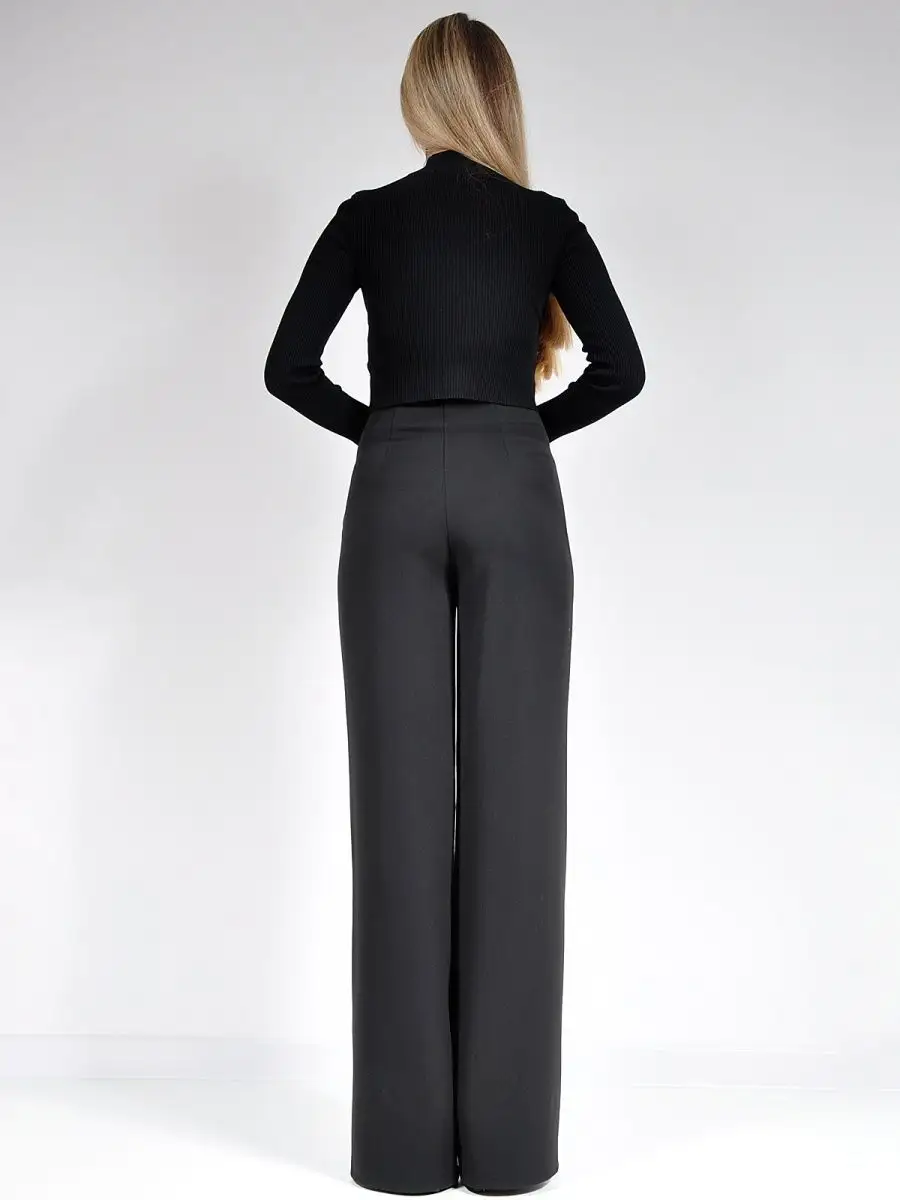 Брюки широкие классические палаццо — изображение 10