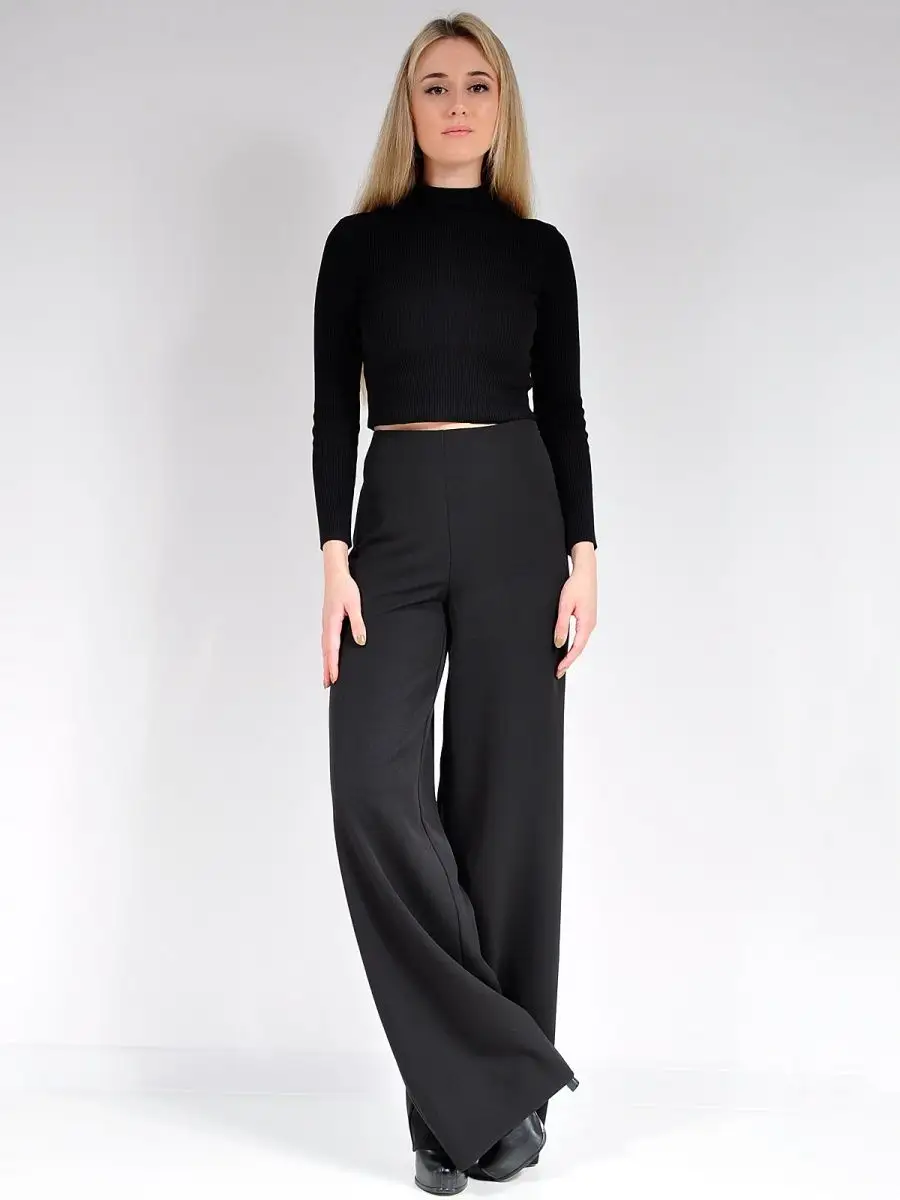 Брюки широкие классические палаццо — изображение 5