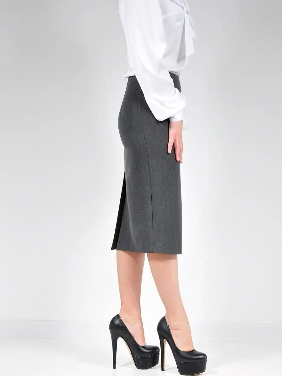 Юбка классическая прямая карандаш офис — изображение 2