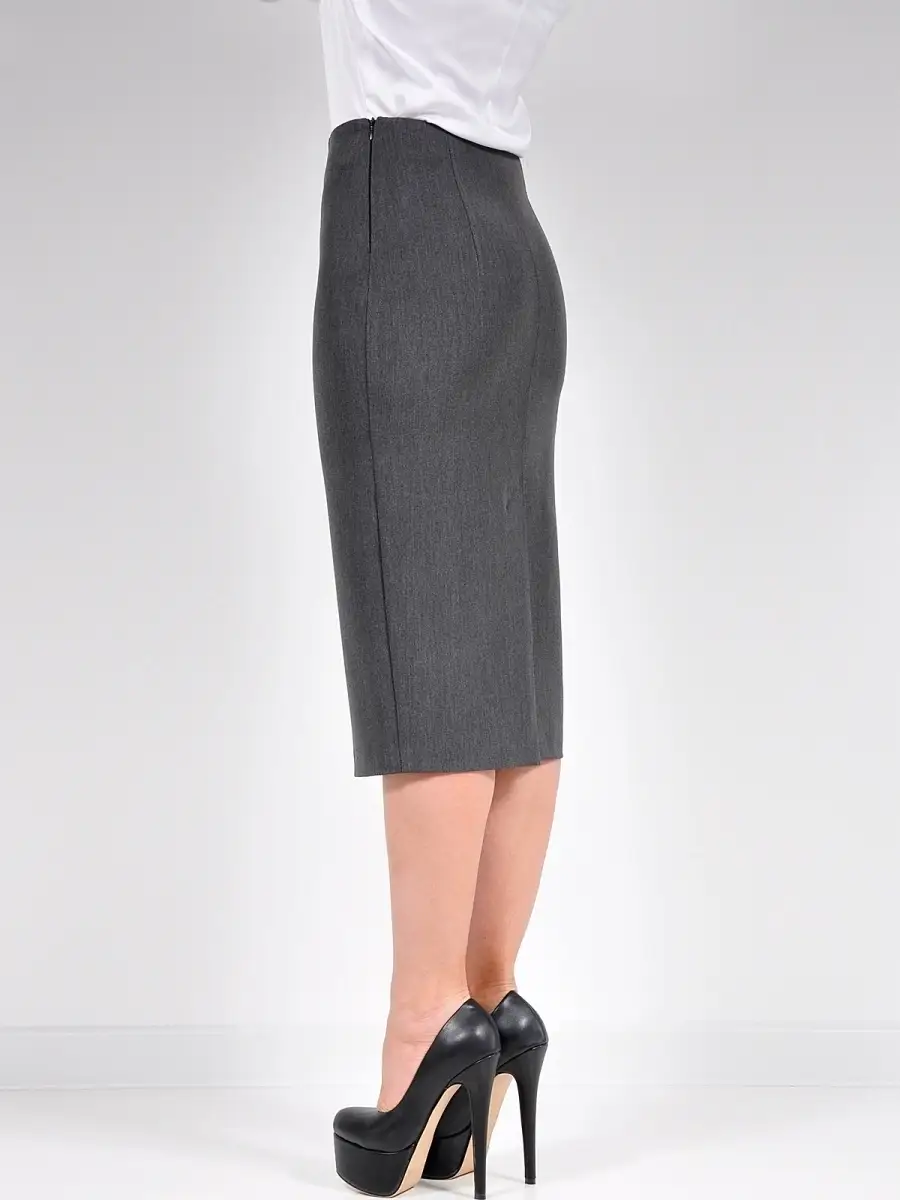 Юбка классическая прямая карандаш офис — изображение 5