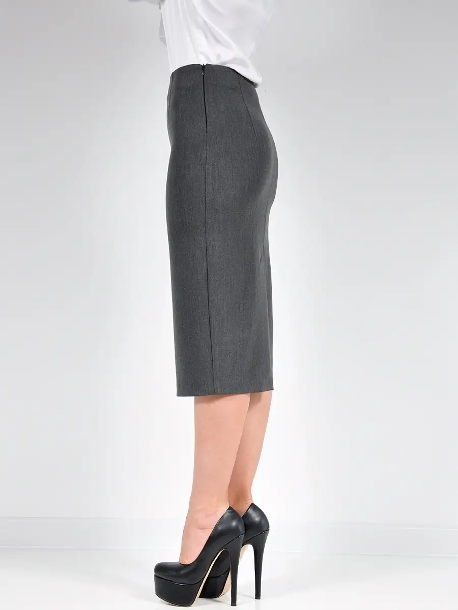 Юбка классическая прямая карандаш офис — изображение 7