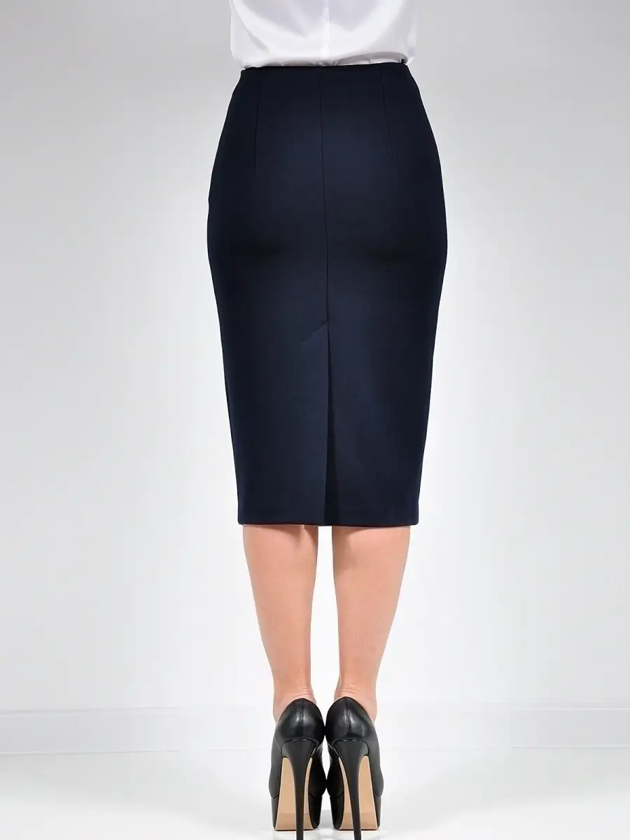 Юбка классическая прямая карандаш офис — изображение 6