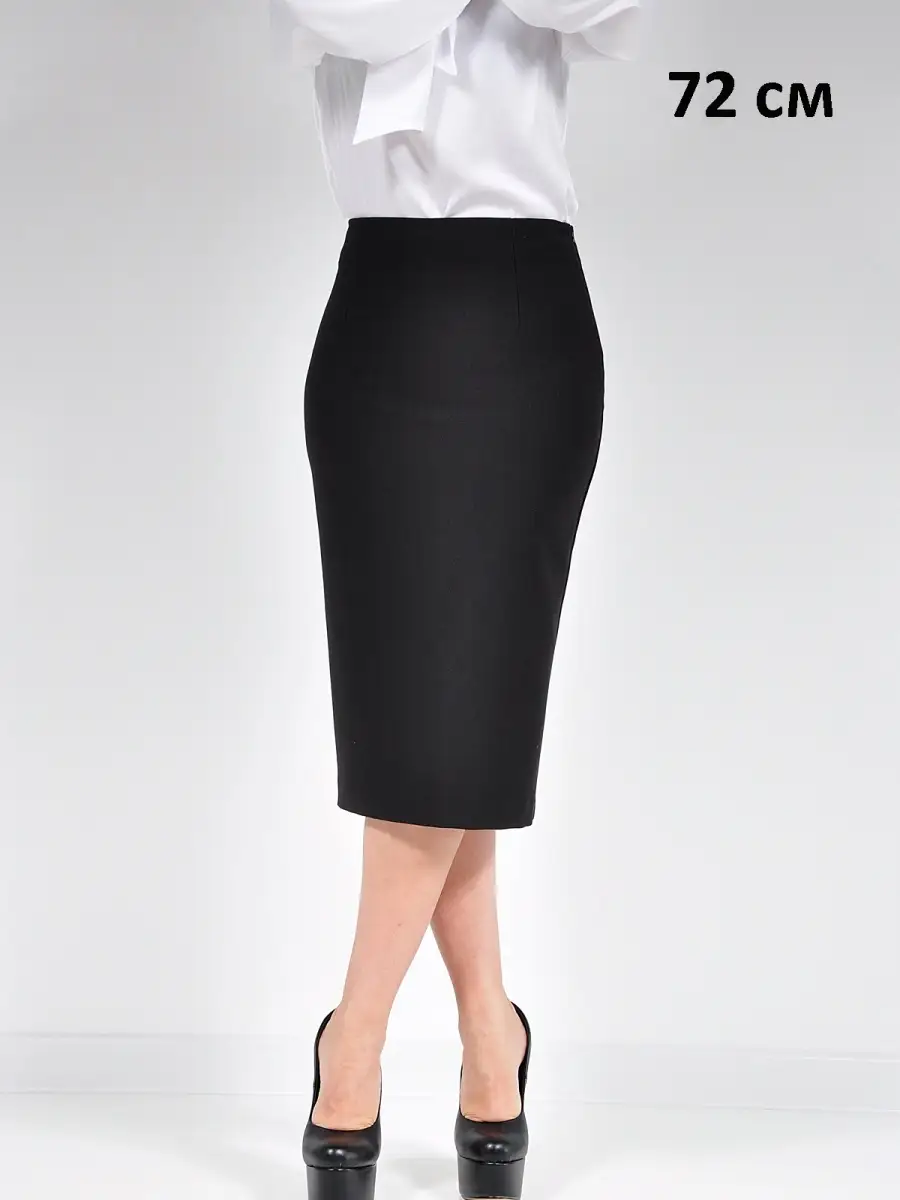 Юбка классическая прямая карандаш офис — изображение 2