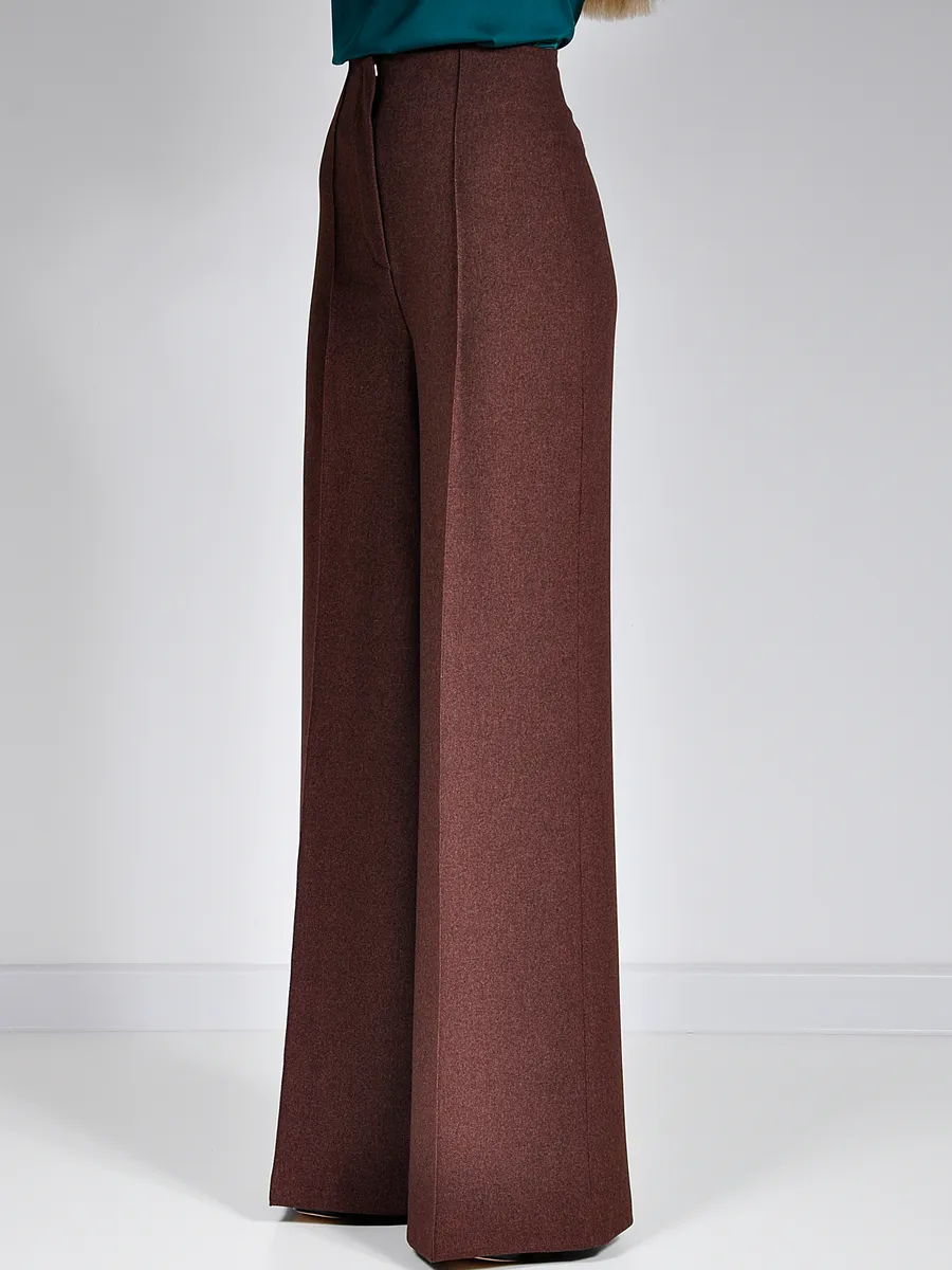 Брюки палаццо широкие большие размеры — изображение 3