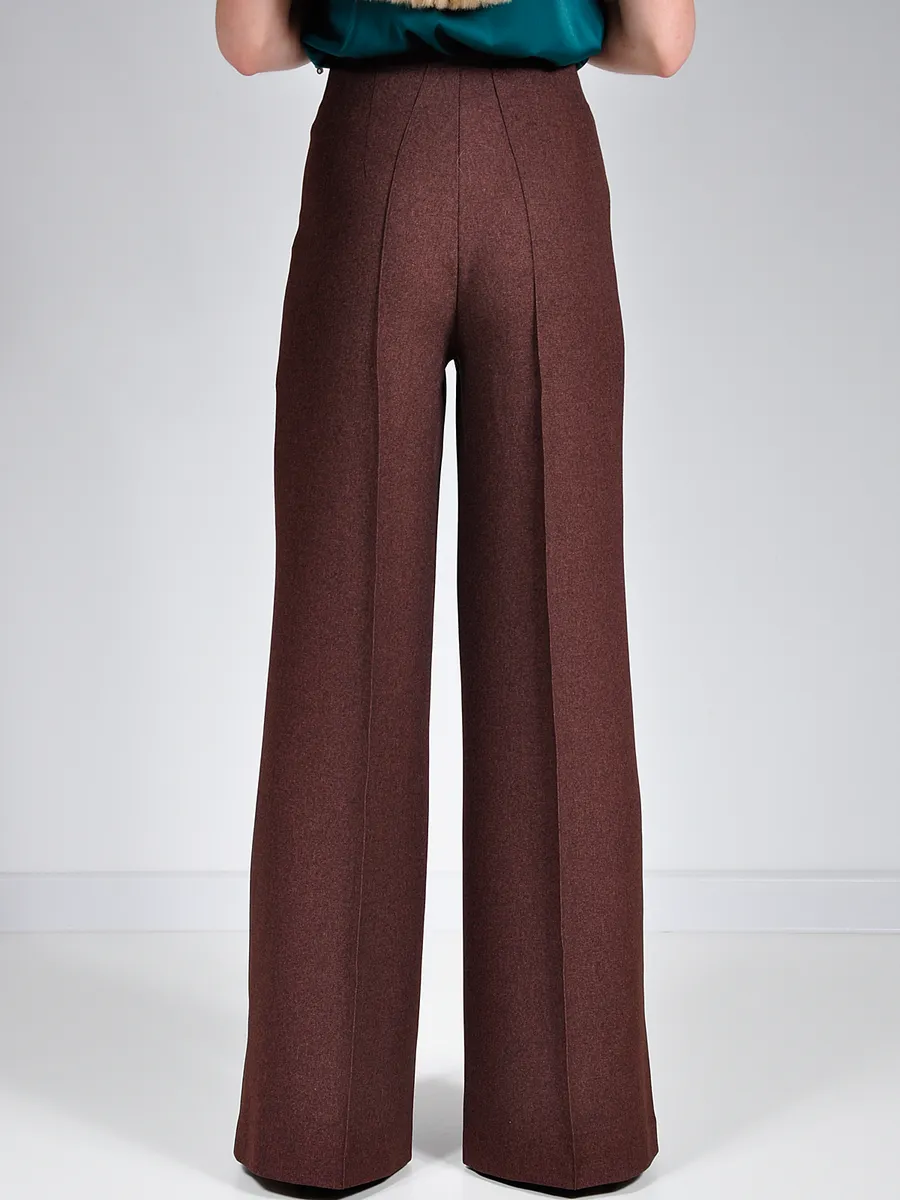 Брюки палаццо широкие большие размеры — изображение 6