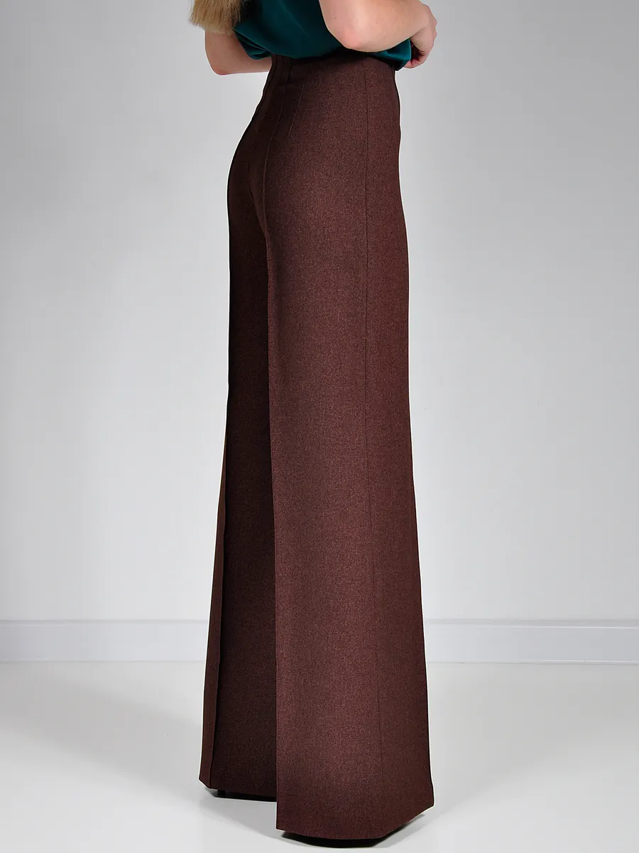 Брюки палаццо широкие большие размеры — изображение 7