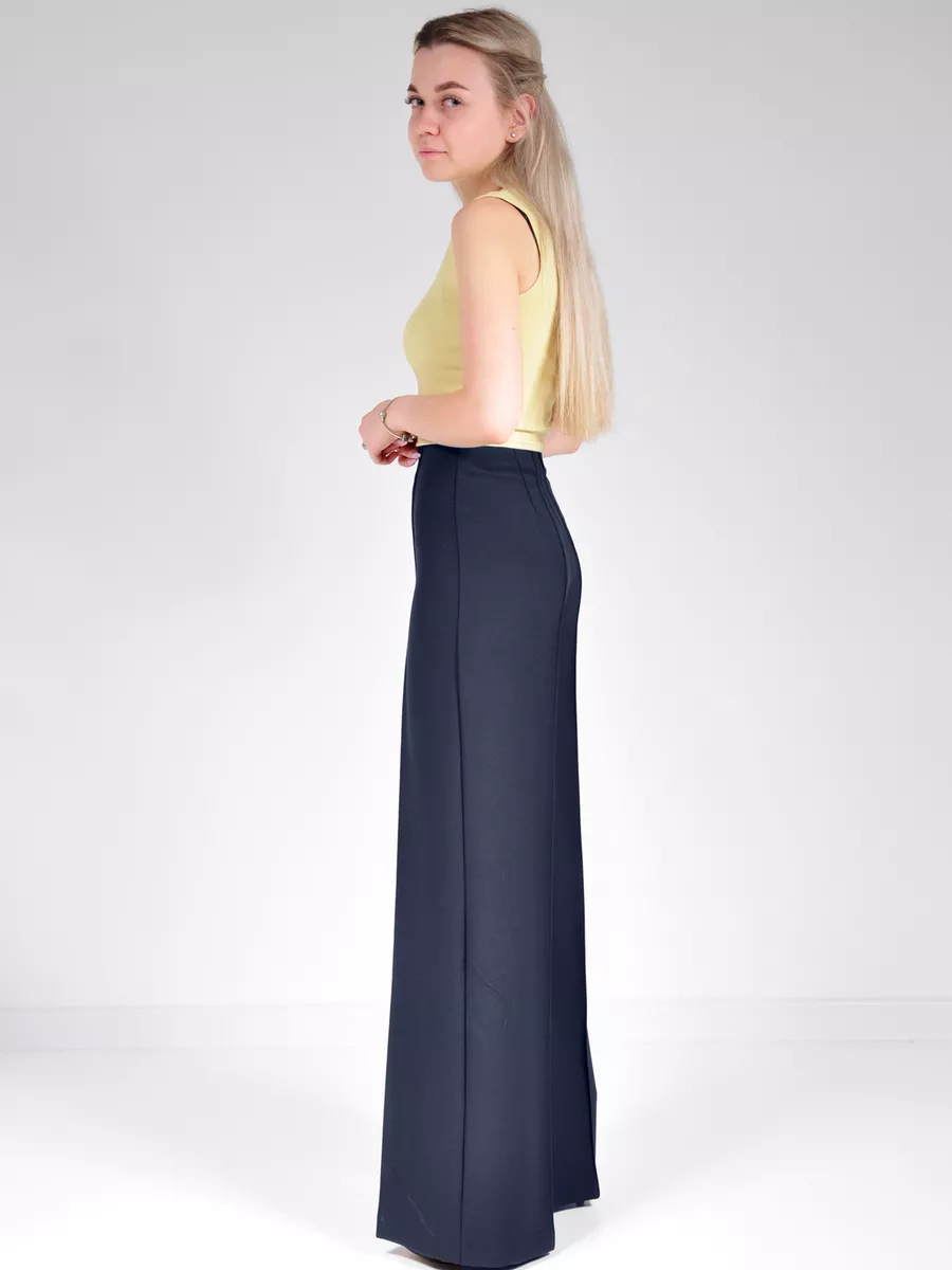 Брюки палаццо широкие большие размеры — изображение 10