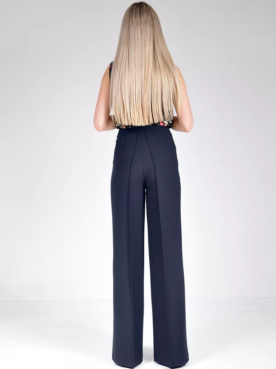 Брюки палаццо широкие большие размеры — изображение 3