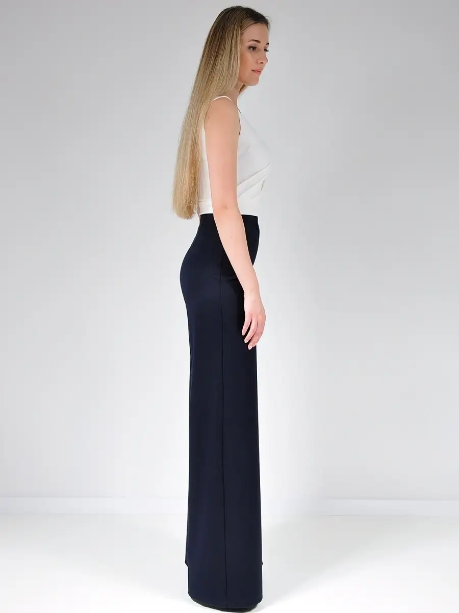 Брюки палаццо широкие большие размеры — изображение 6