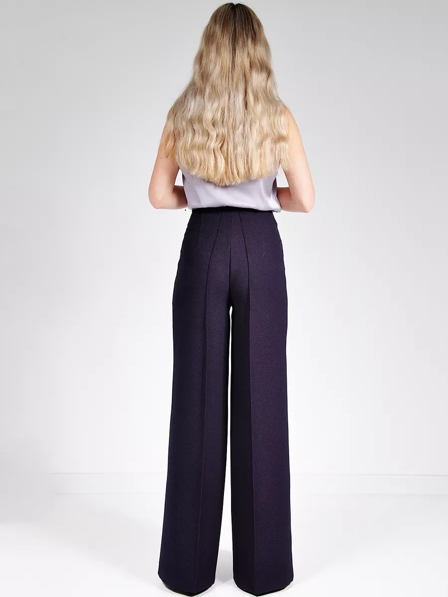 Брюки палаццо широкие большие размеры — изображение 14