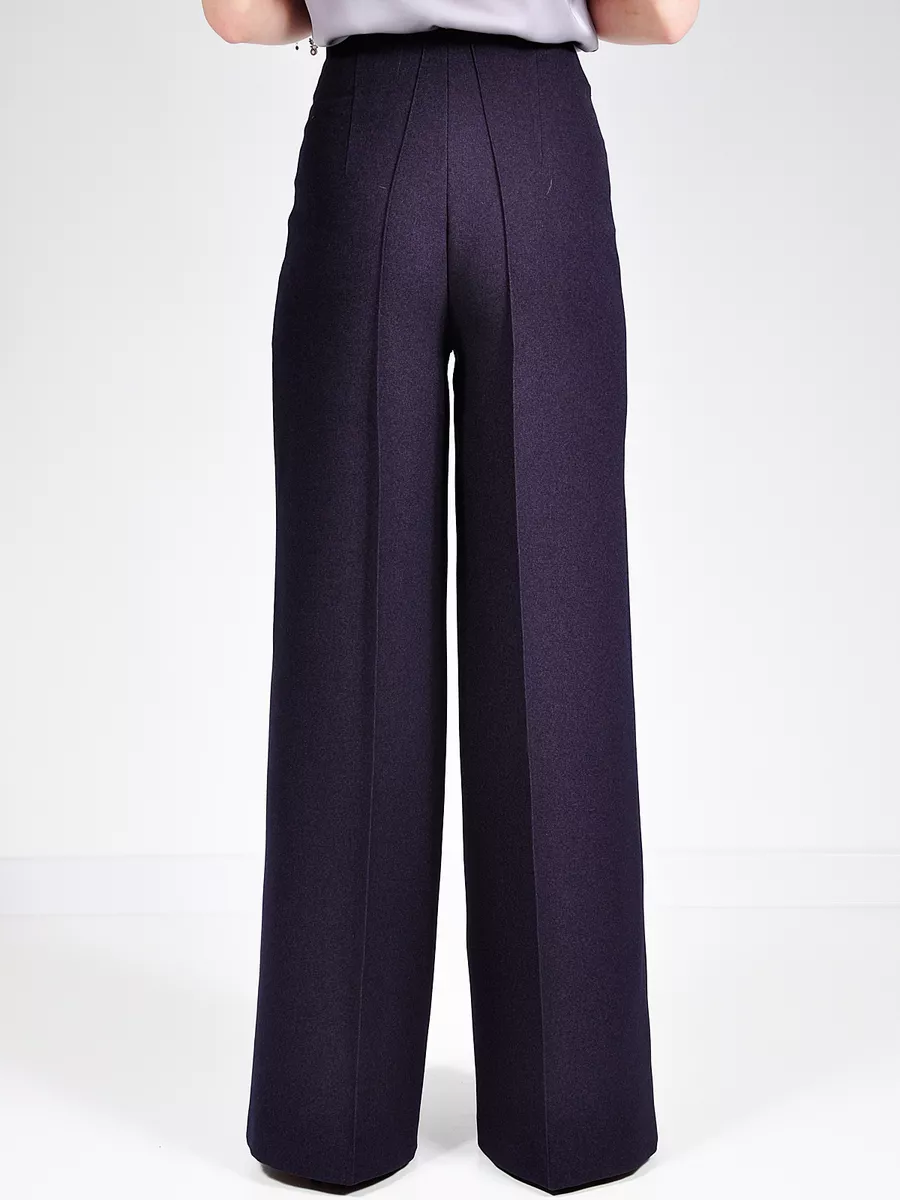 Брюки палаццо широкие большие размеры — изображение 15
