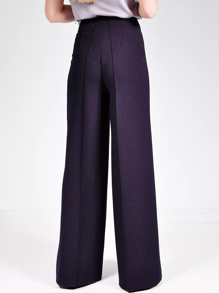 Брюки палаццо широкие большие размеры — изображение 17