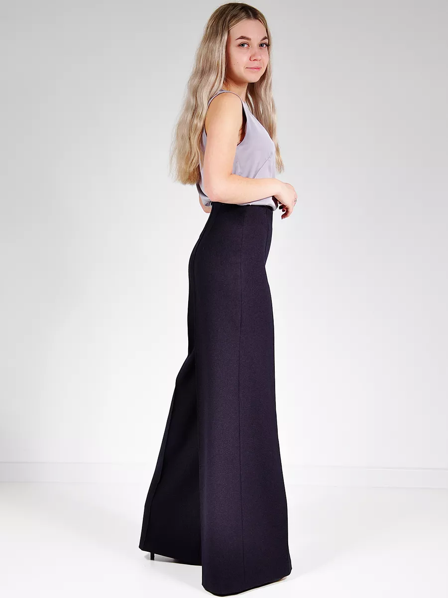 Брюки палаццо широкие большие размеры — изображение 18