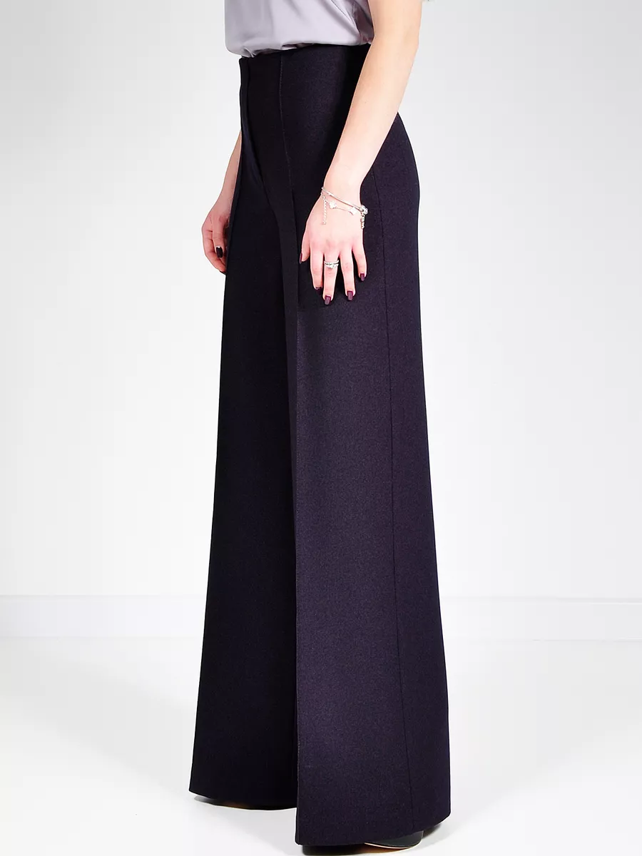Брюки палаццо широкие большие размеры — изображение 4