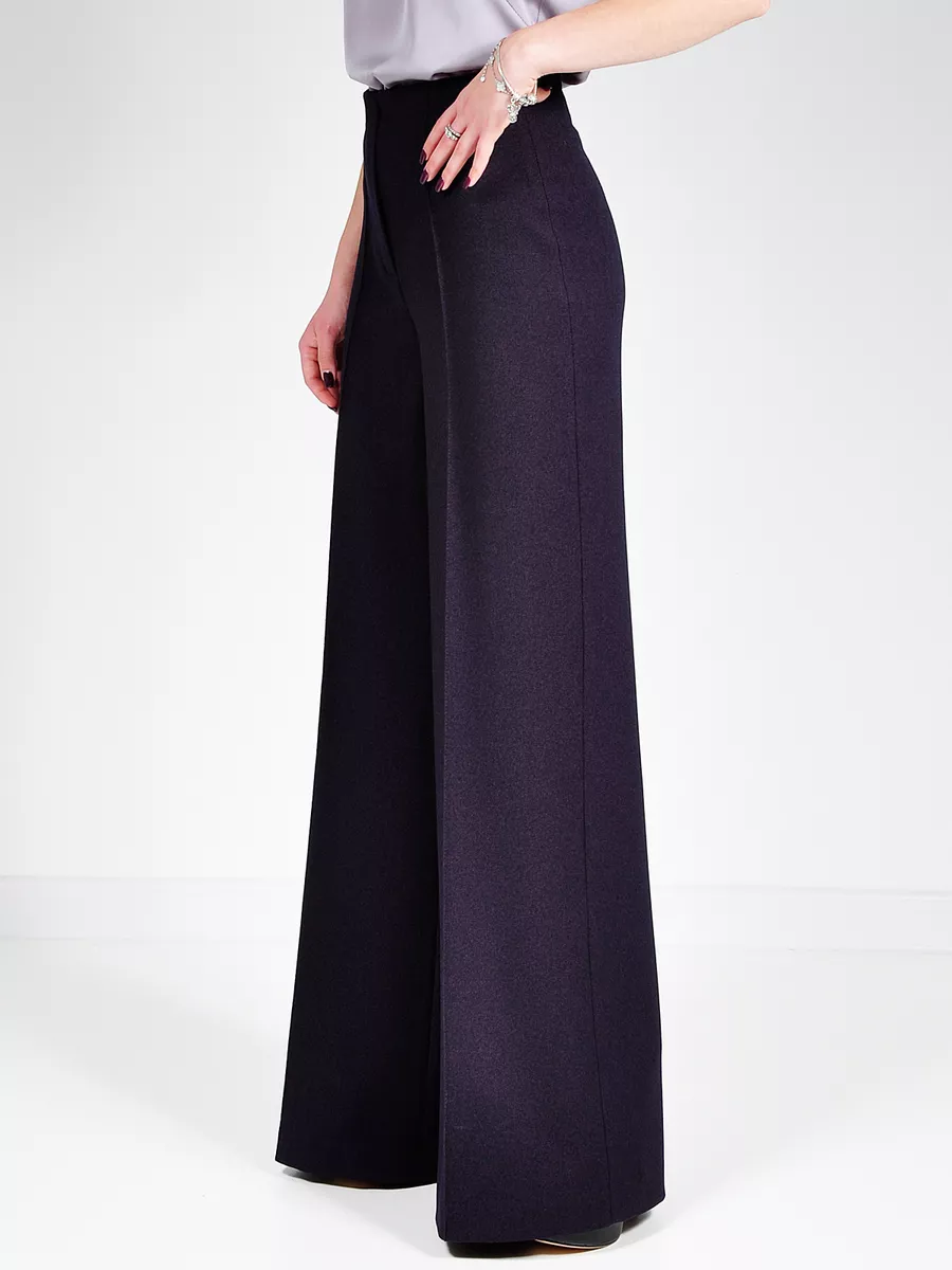 Брюки палаццо широкие большие размеры — изображение 6