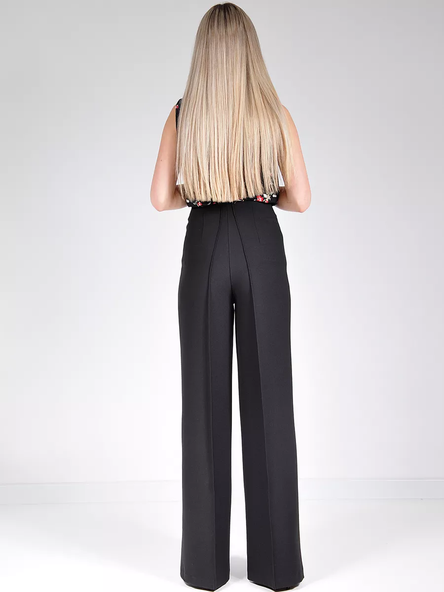 Брюки палаццо широкие большие размеры — изображение 15