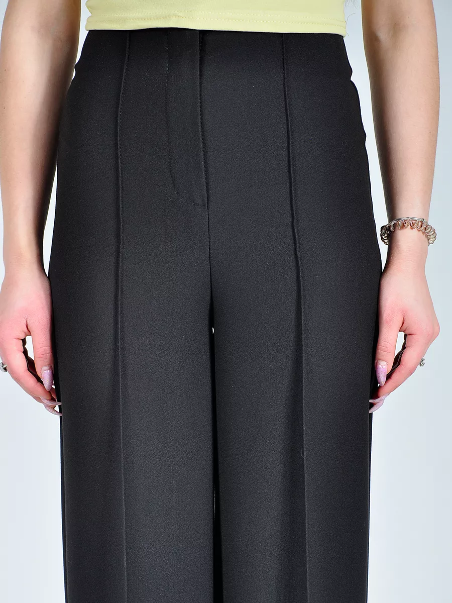 Брюки палаццо широкие большие размеры — изображение 17
