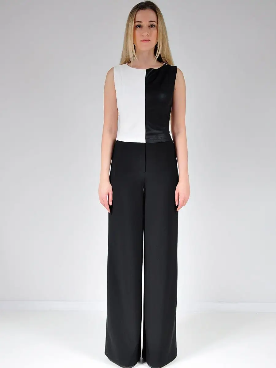 Брюки палаццо широкие большие размеры — изображение 2