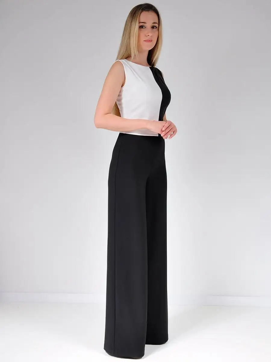 Брюки палаццо широкие большие размеры — изображение 4