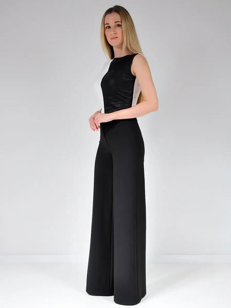 Брюки палаццо широкие большие размеры — изображение 7