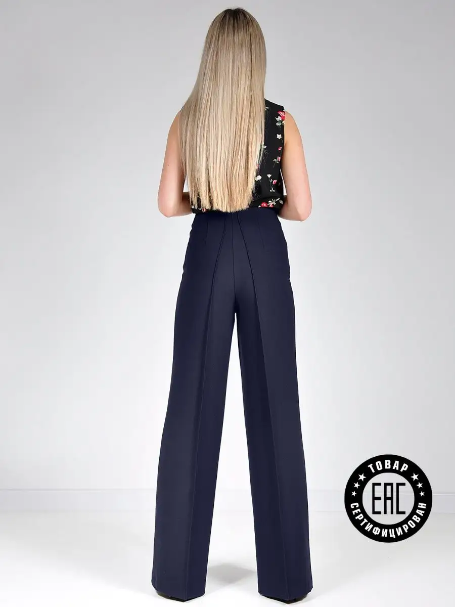 Брюки широкие палаццо клеш — изображение 13