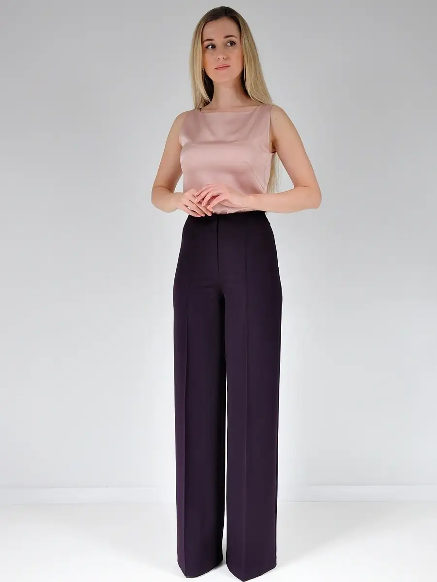 Брюки широкие палаццо клеш — изображение 3