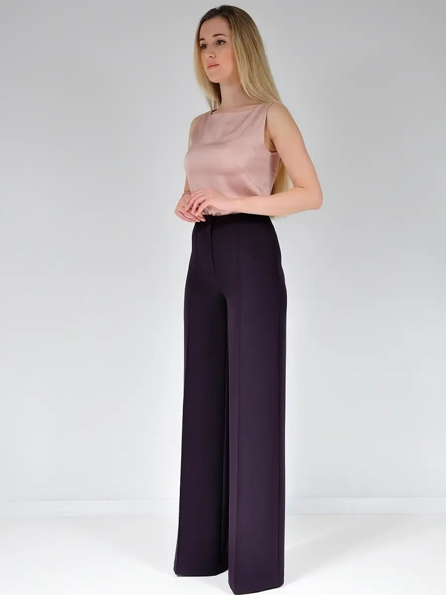 Брюки широкие палаццо клеш — изображение 5