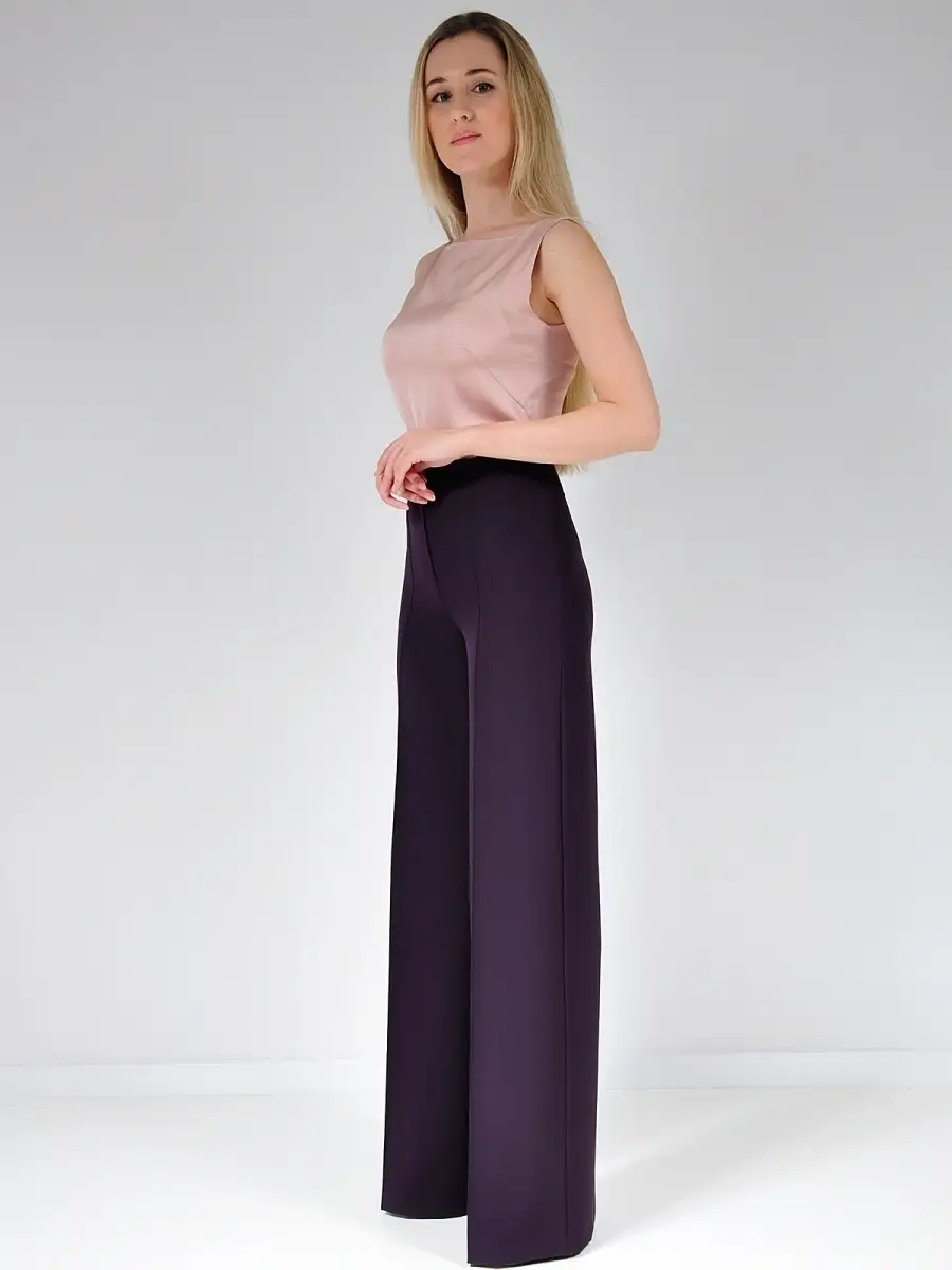 Брюки широкие палаццо клеш — изображение 6