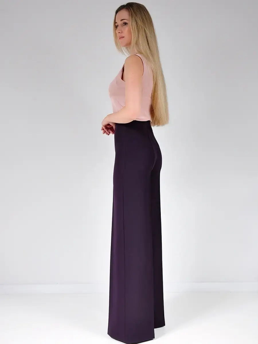 Брюки широкие палаццо клеш — изображение 7