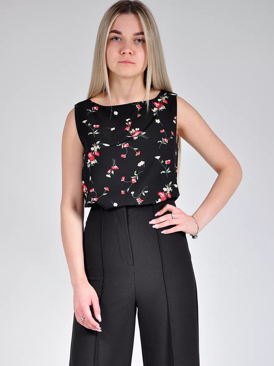 Брюки широкие палаццо клеш — изображение 12