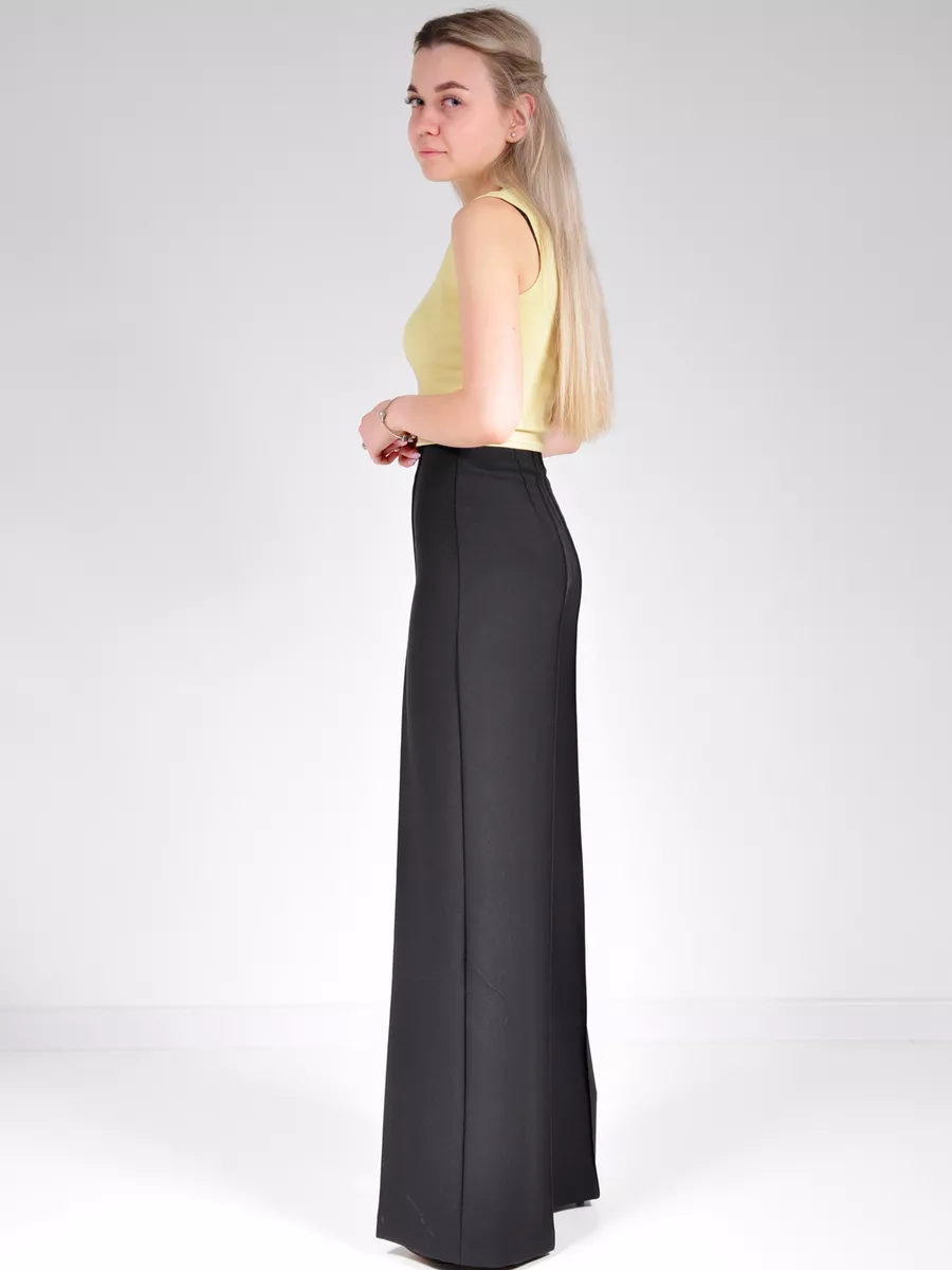 Брюки широкие палаццо клеш — изображение 20