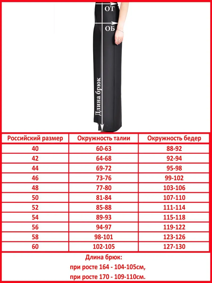 Брюки широкие палаццо клеш — изображение 4