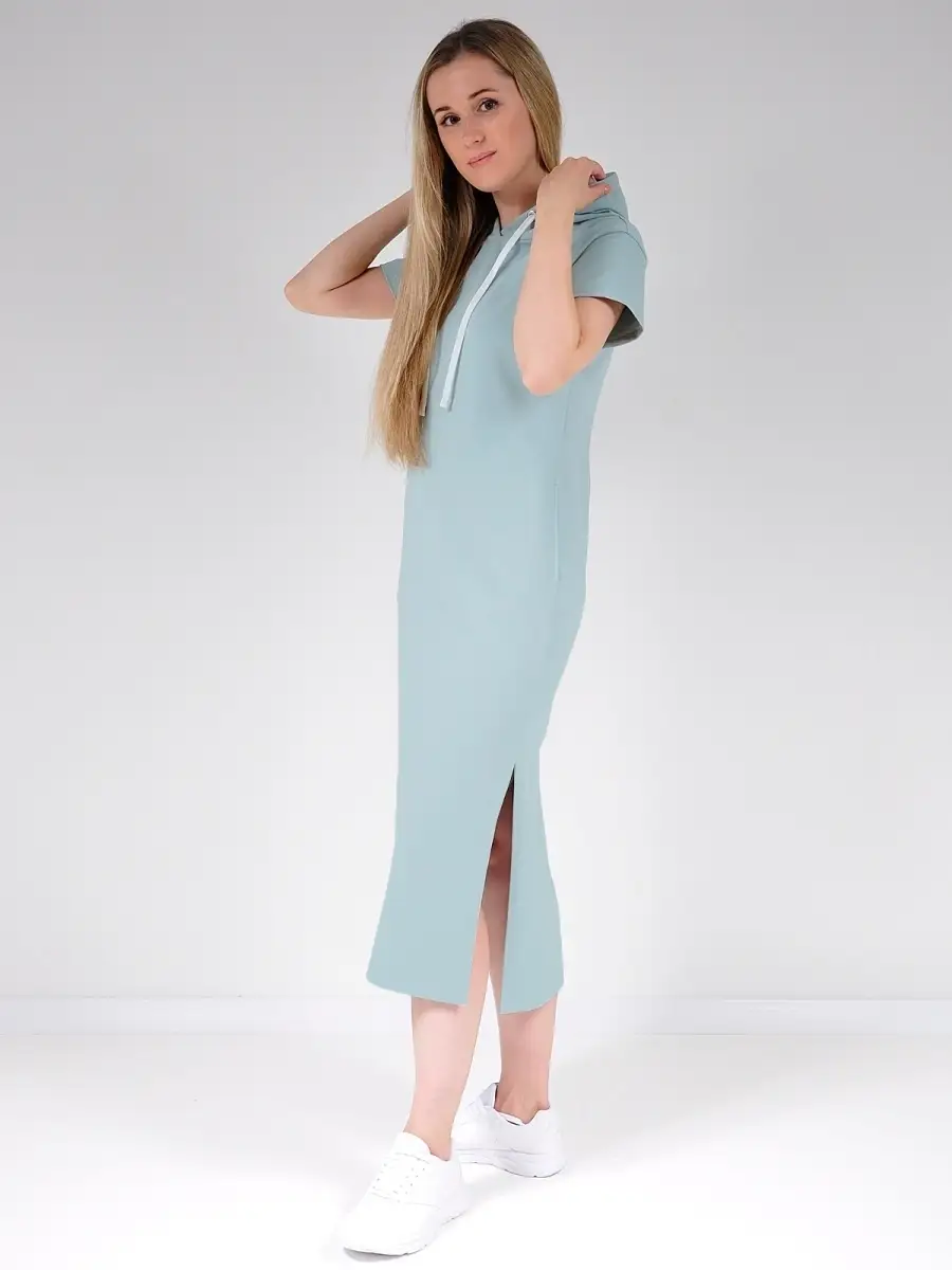 Платье худи модное большие размеры — изображение 9