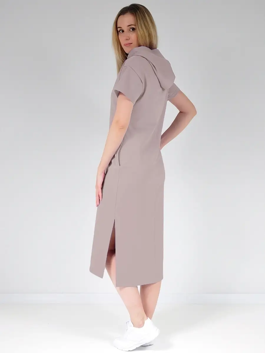 Платье худи модное большие размеры — изображение 2