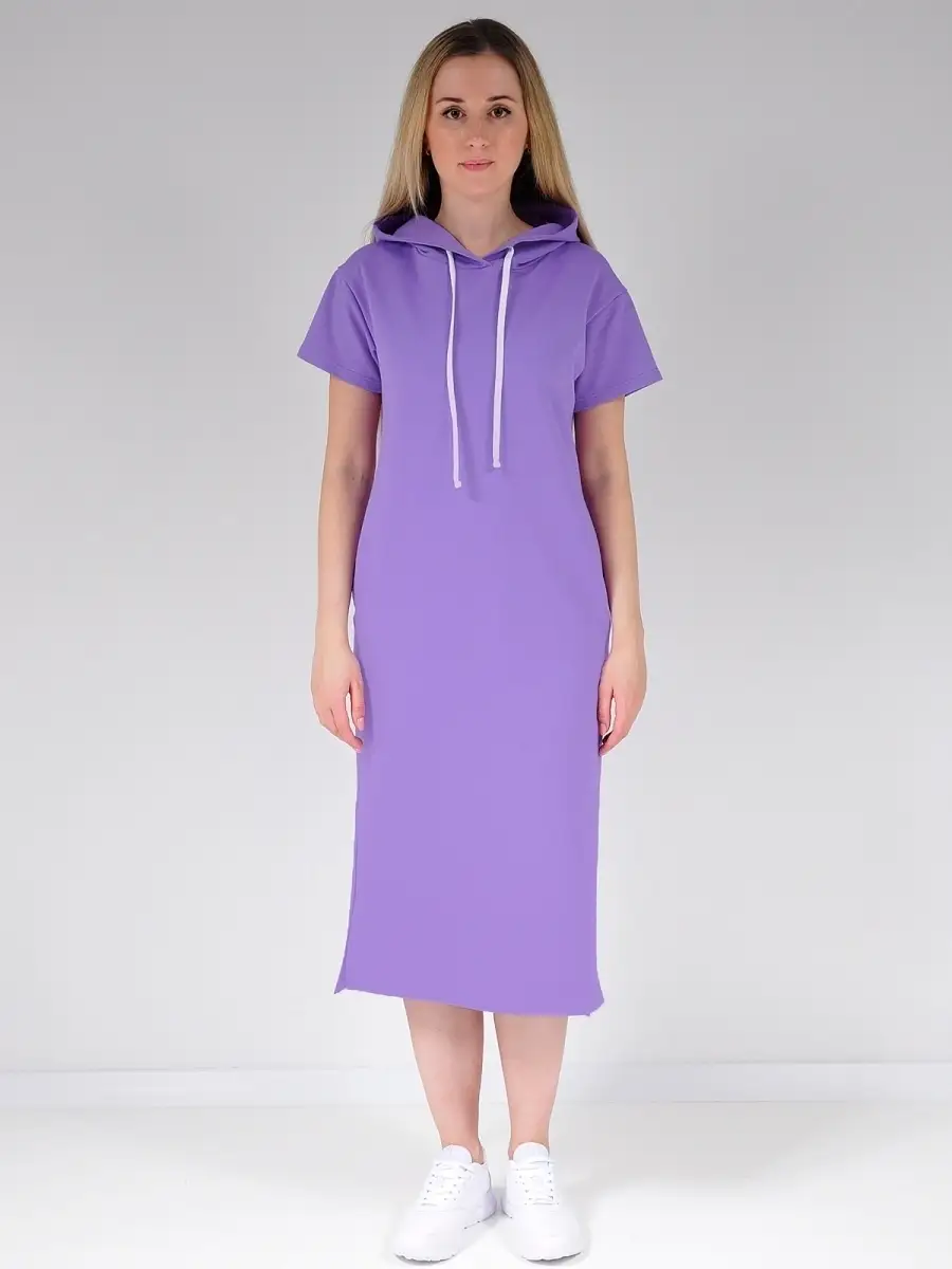 Платье худи модное большие размеры — изображение 5