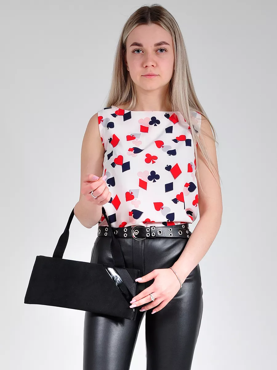 Блузка модная офисная нарядная — изображение 4