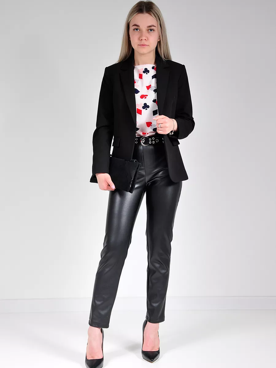 Блузка модная офисная нарядная — изображение 5