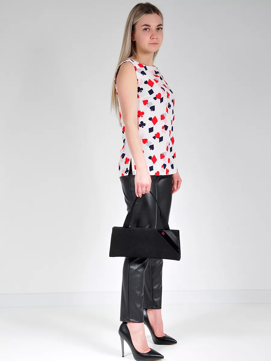 Блузка модная офисная нарядная — изображение 7