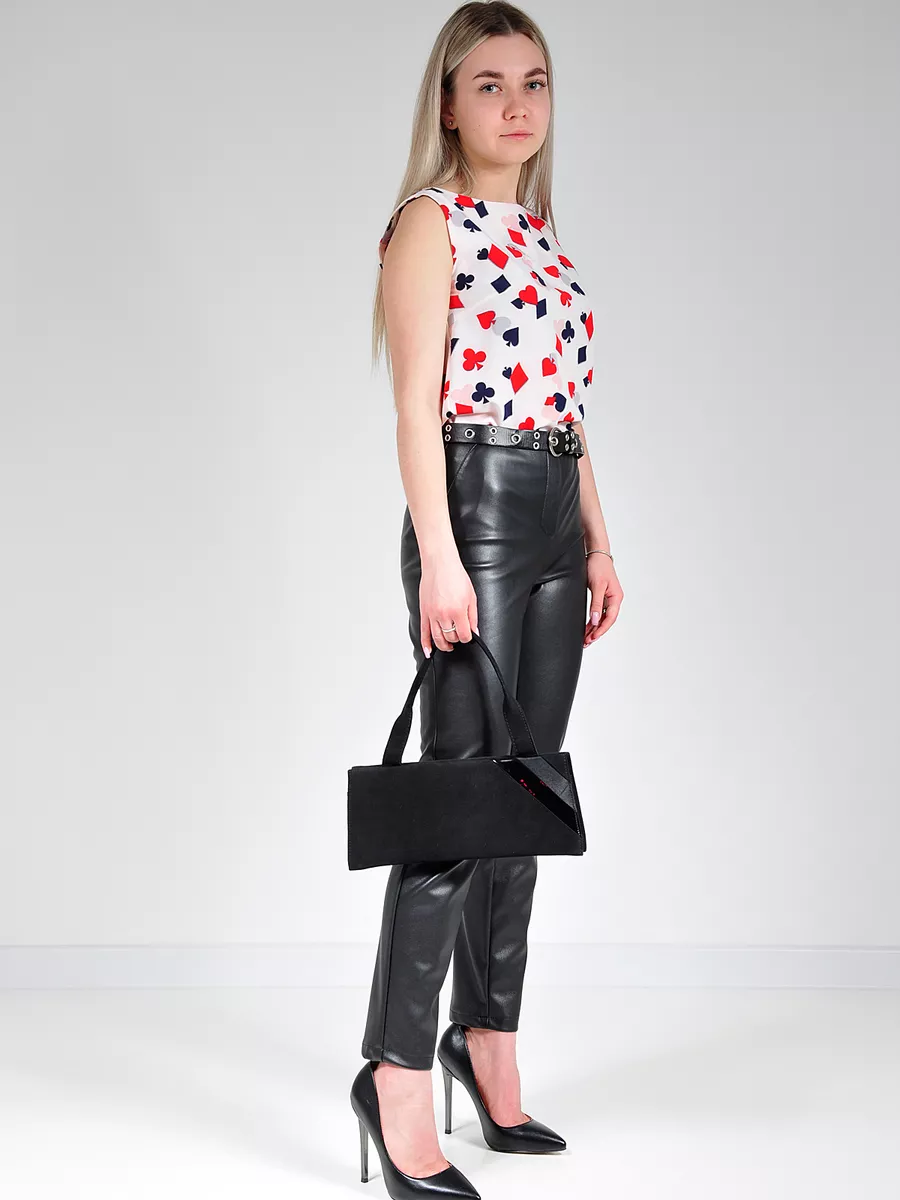 Блузка модная офисная нарядная — изображение 9