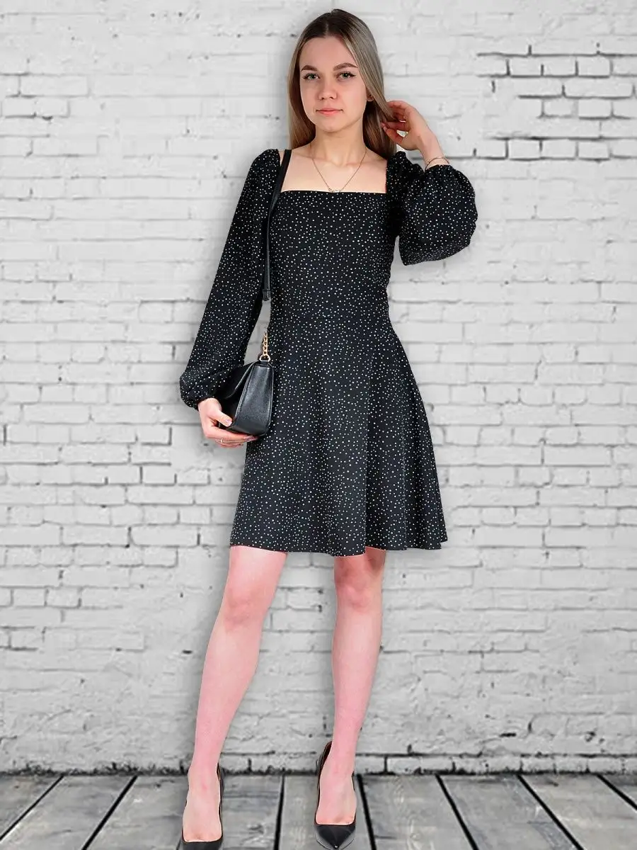 Платье праздничное вечернее с длинным рукавом — изображение 8