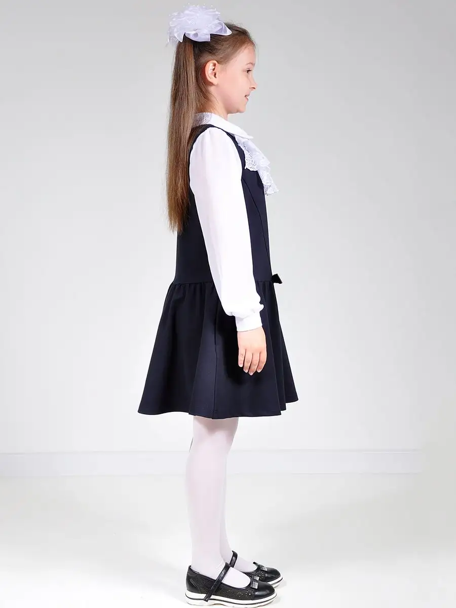 Сарафан школьный трикотажный для девочки — изображение 11