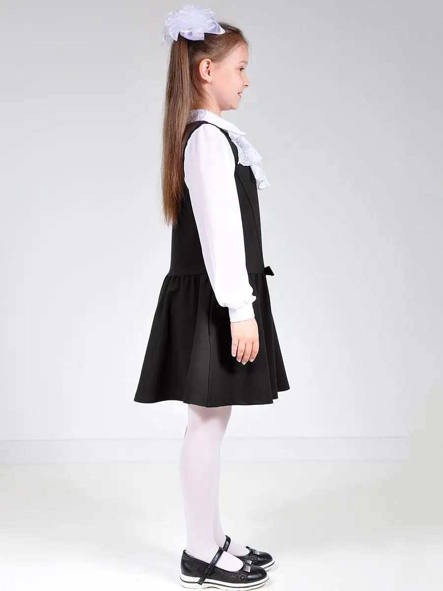 Сарафан школьный трикотажный для девочки — изображение 11