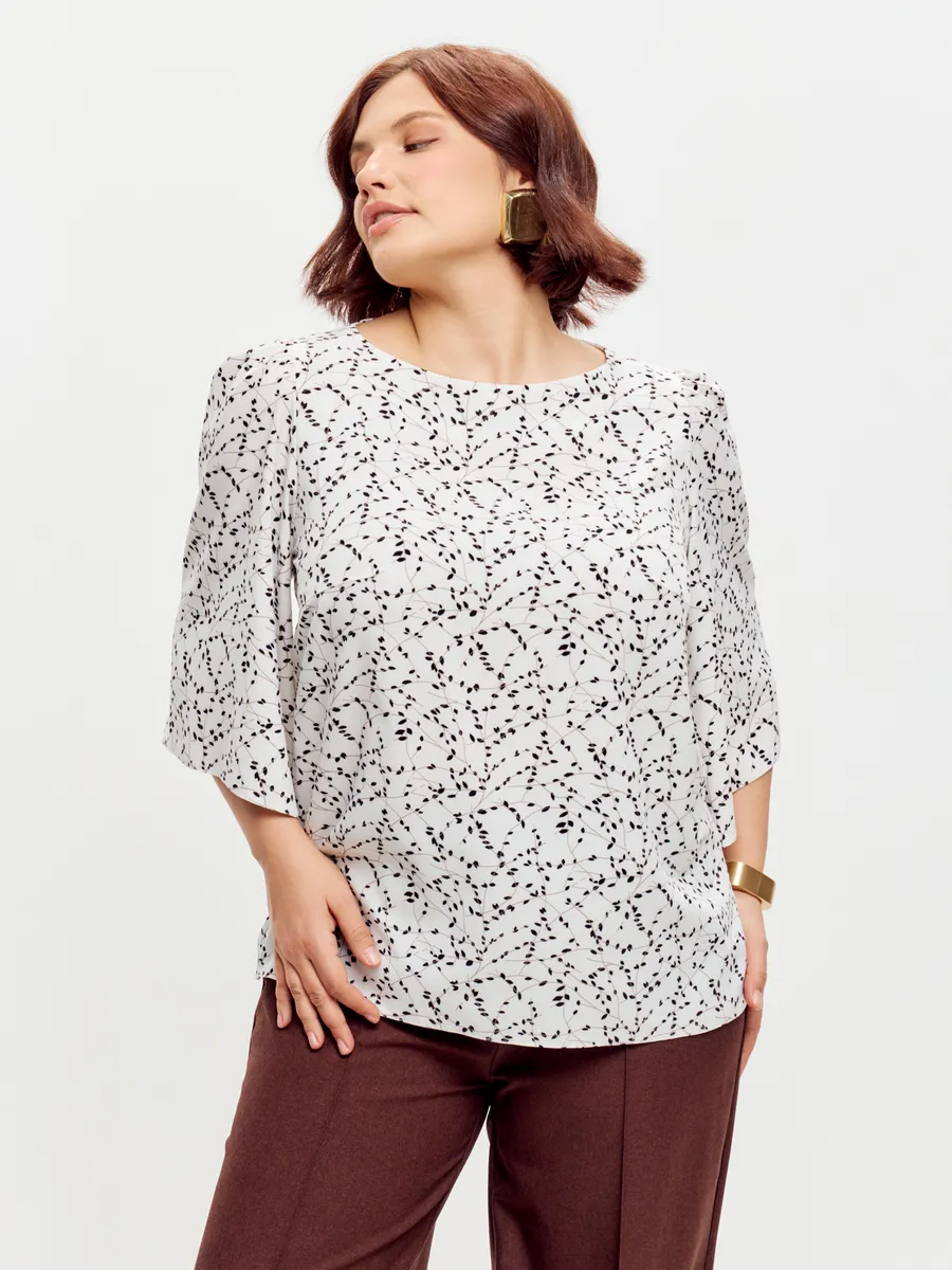 Блузка вечерняя офис большие размеры