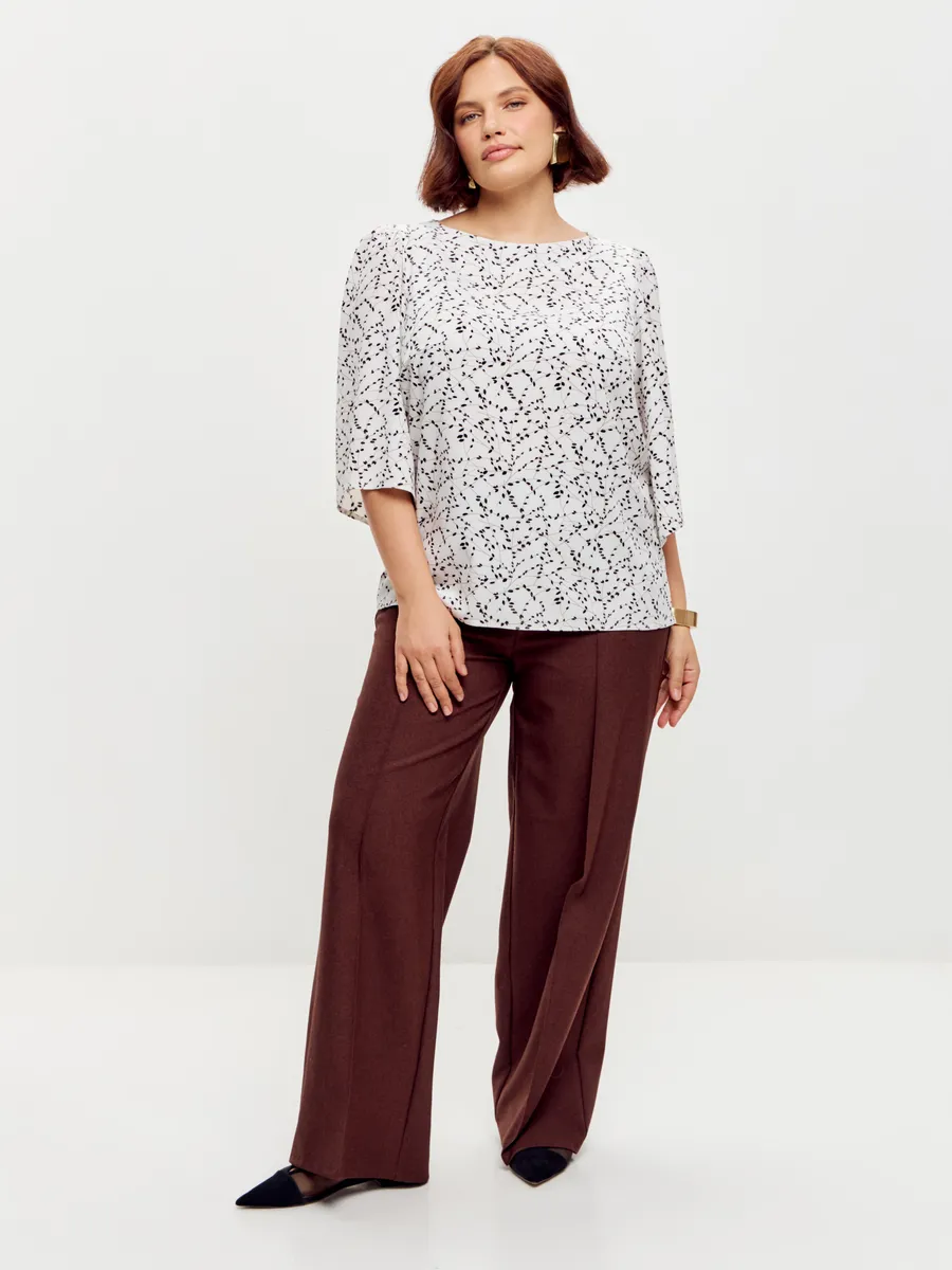 Блузка вечерняя офис большие размеры — изображение 4