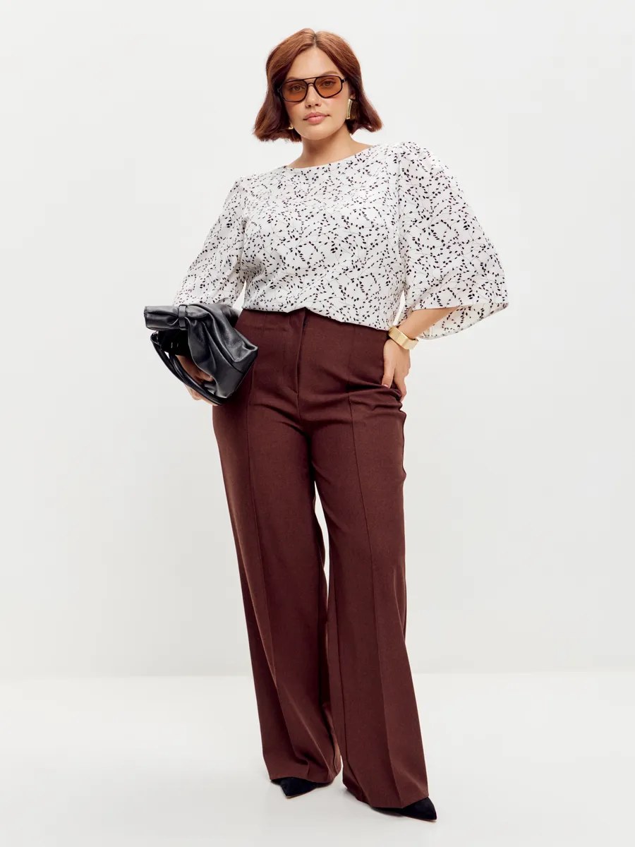 Блузка вечерняя офис большие размеры — изображение 7