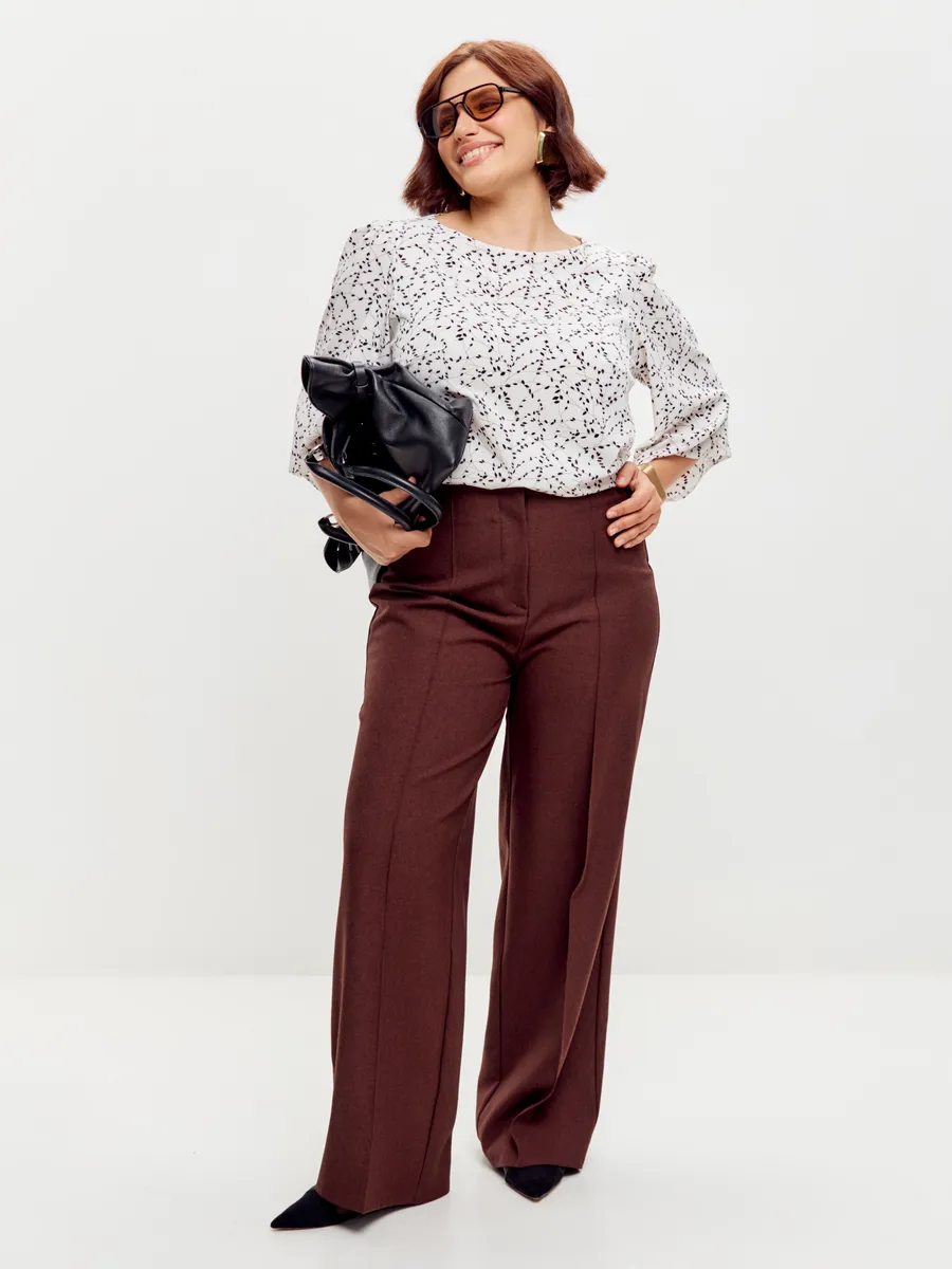 Блузка вечерняя офис большие размеры — изображение 8