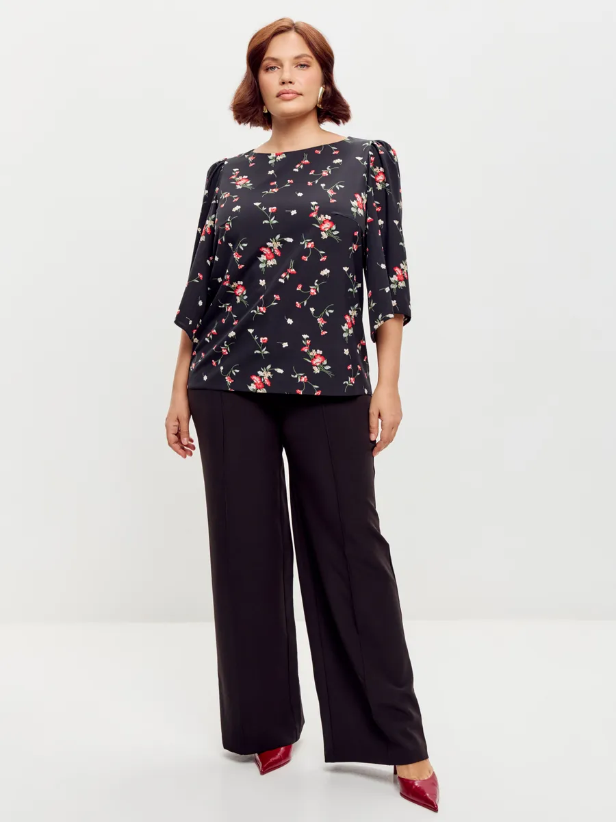 Блузка вечерняя офис большие размеры — изображение 2